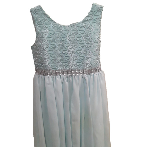 Jayne Copeland Other - Jayne Copeland Girls Blue Mesh Tulle Dress